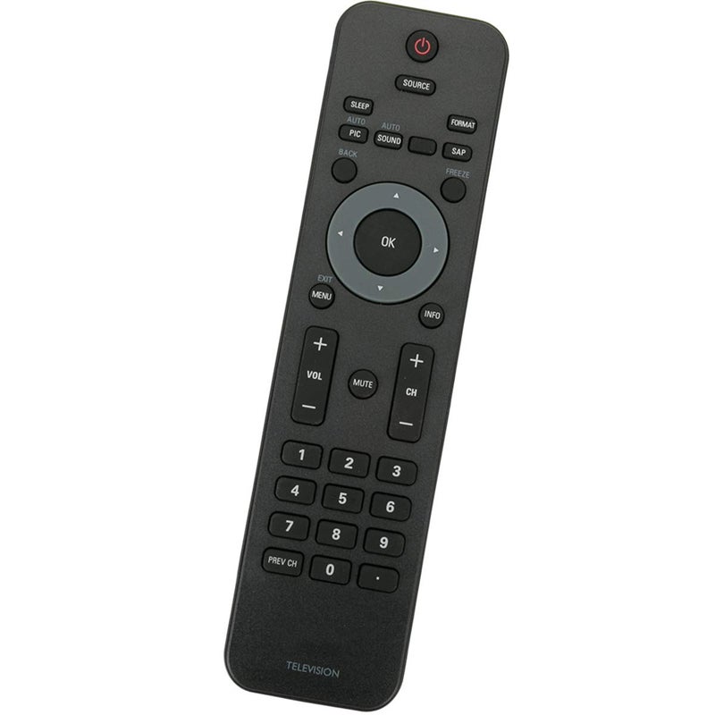 ZdalaMit Replacement Remote fit for Philips TV 22PFL4505D 32PFL4505D 26PFL4507 32PFL4507 32PFL3506 40PFL3505D 40PFL3705D 46PFL3705D 40PFL4707 40PFL3706 46PFL3706 50PFL3707 46PFL3705 46PFL3505D 22PFL4507 - Image 2